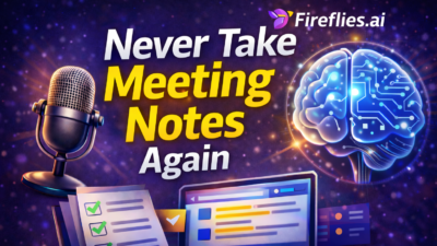 Fireflies.ai AI meeting assistant dashboard showing meeting transcription